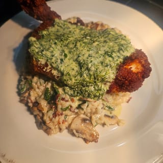 Chicken Rockefeller