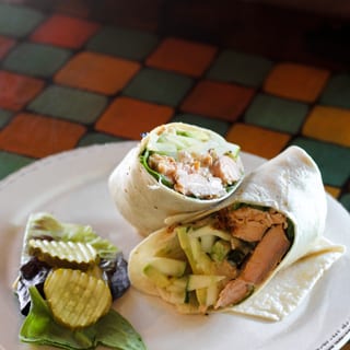 California Salmon Wrap