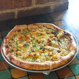 Seafood Skin Pizza
