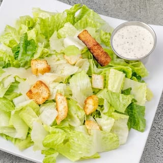 Caesar with Garlic Croutons